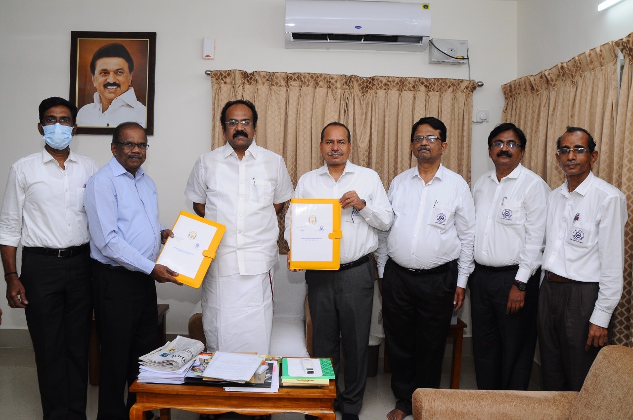 Signed MOU with Project Management Associates (PMA) in the presence of Hon’ble Minister for Industries at Camp Office - 